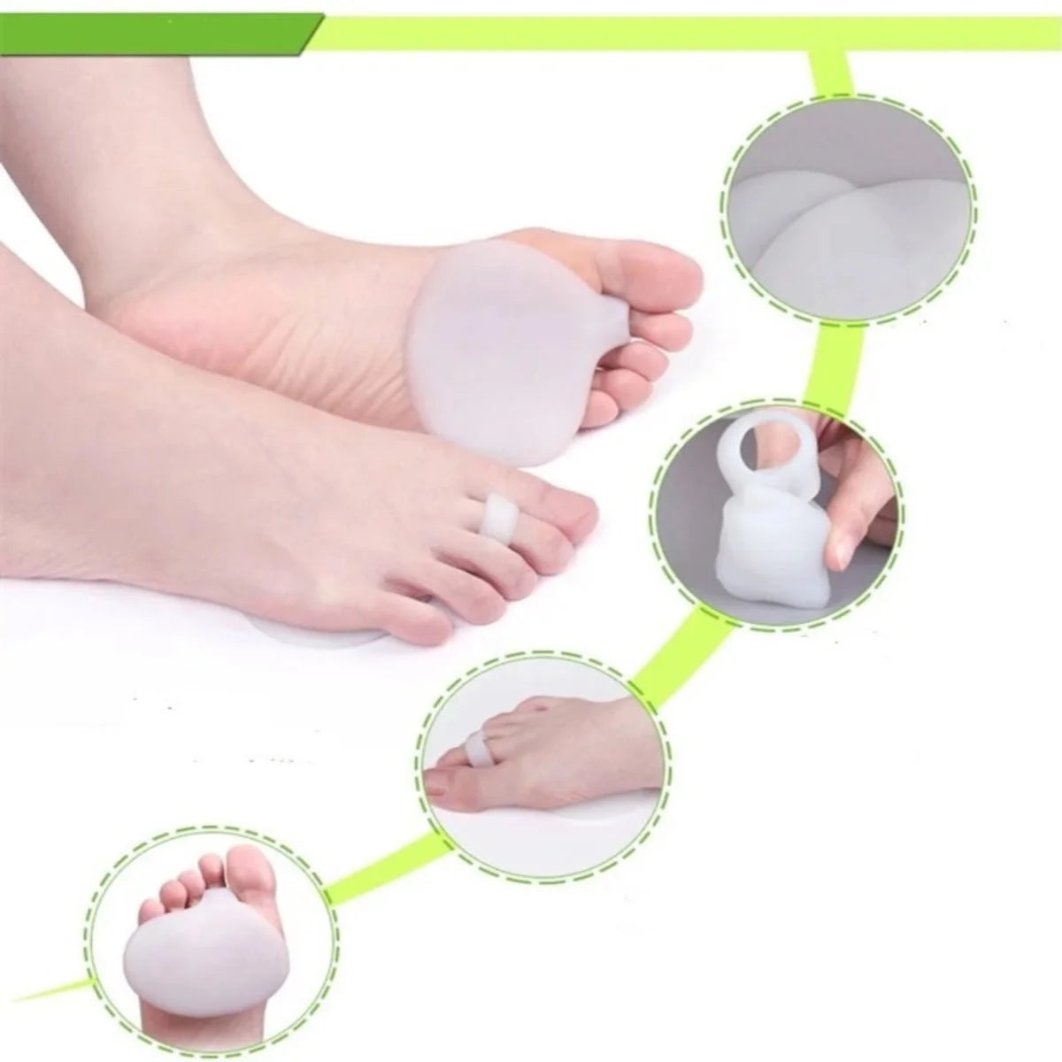 Silicone Forefoot Corn Pads