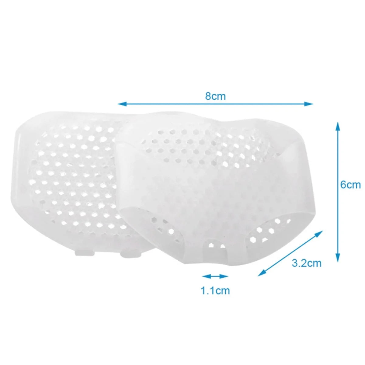 Silicone Honeycomb Forefoot Pads