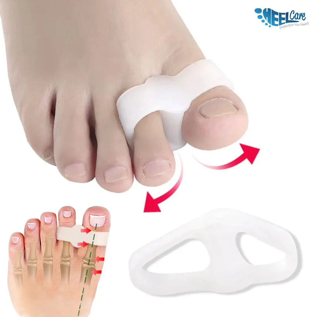 Silicone Dual Hole Toe Separator