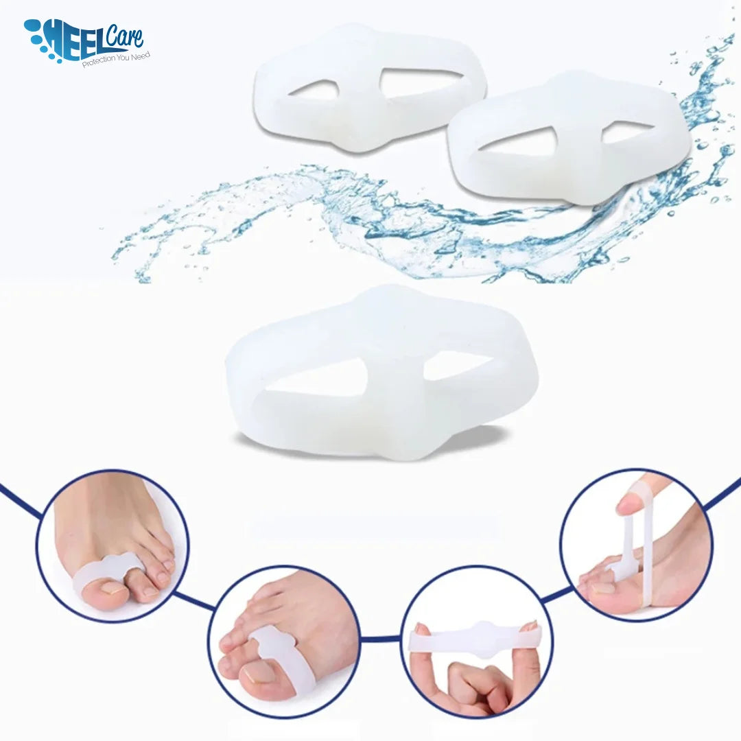 Silicone Dual Hole Toe Separator