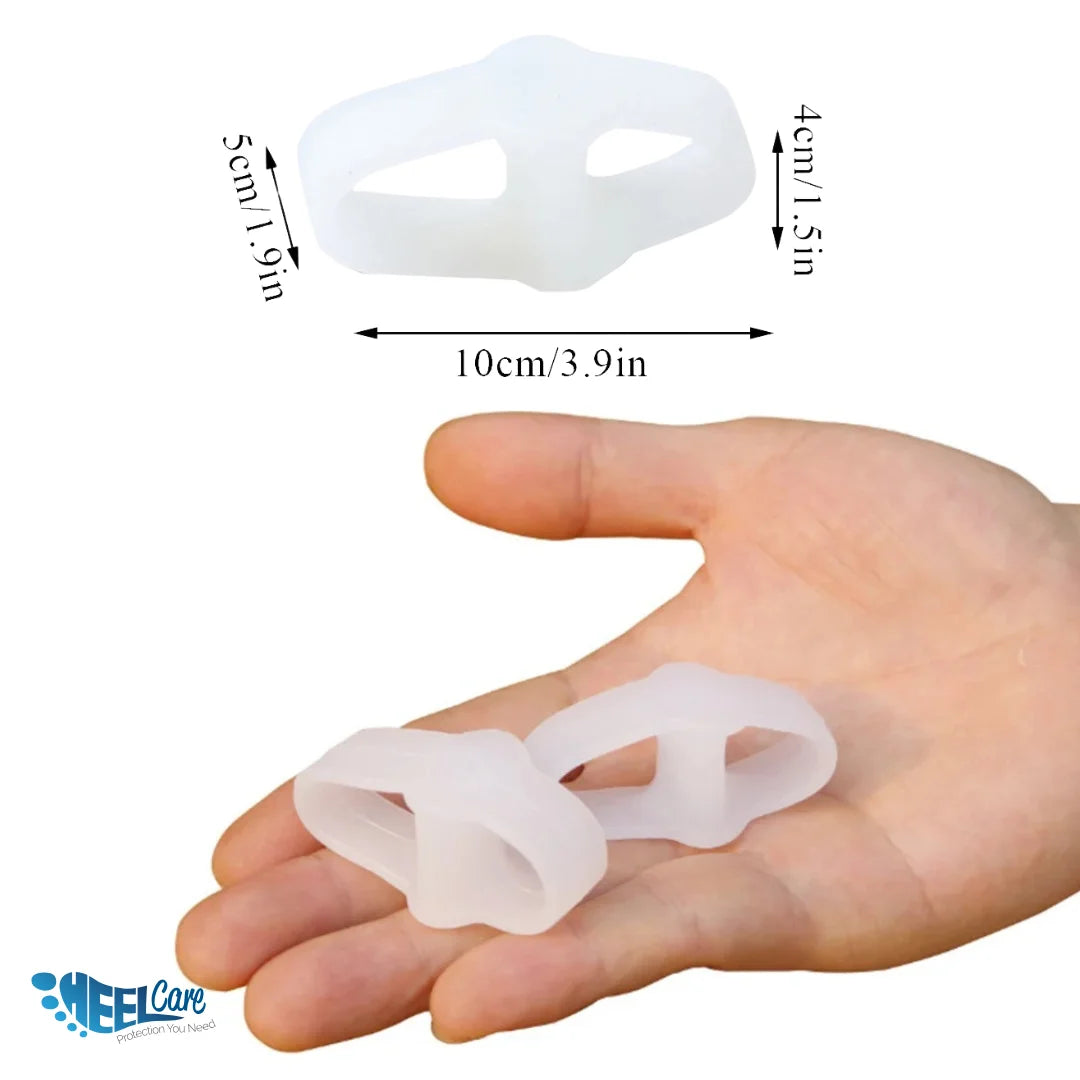 Silicone Dual Hole Toe Separator