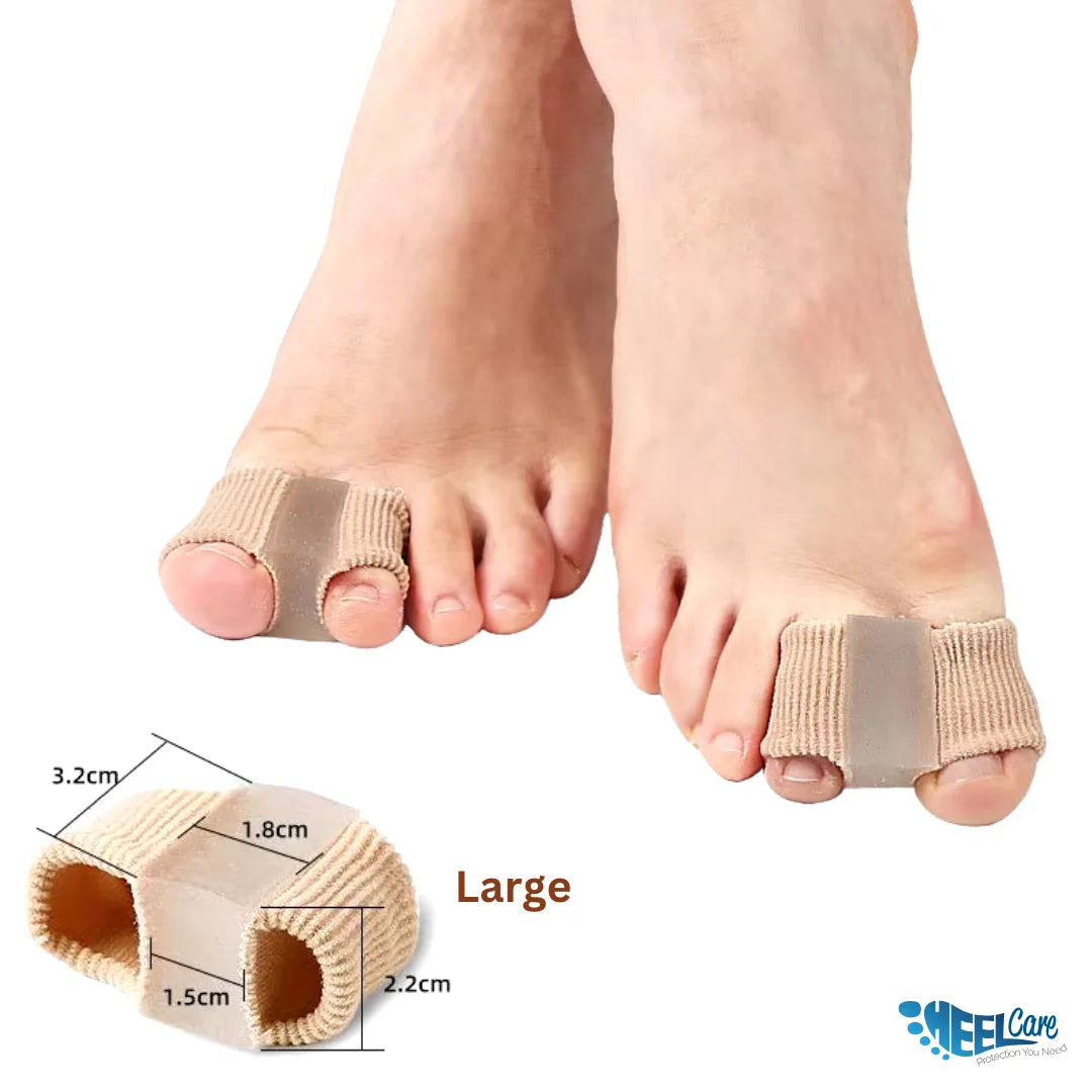 Silicone Dual Grip Big Toe Separator Sleeve