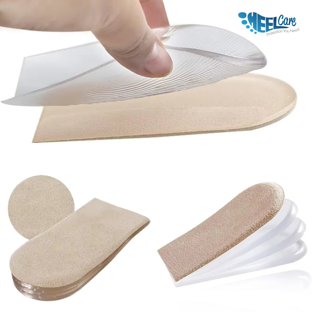 Silicone Fabric Height Boosting Insoles