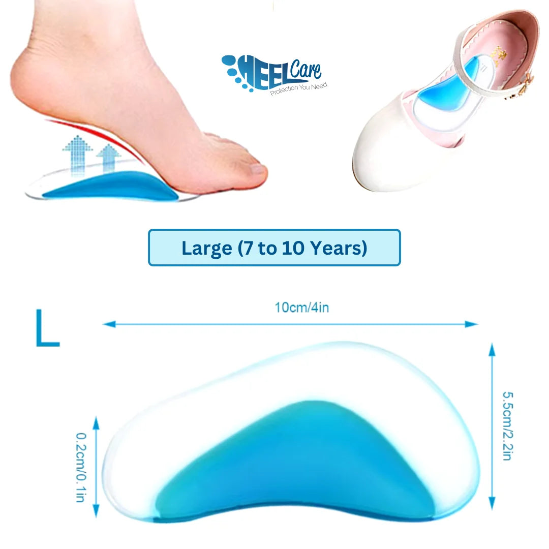 PU Gel Kids Medial Arch Support