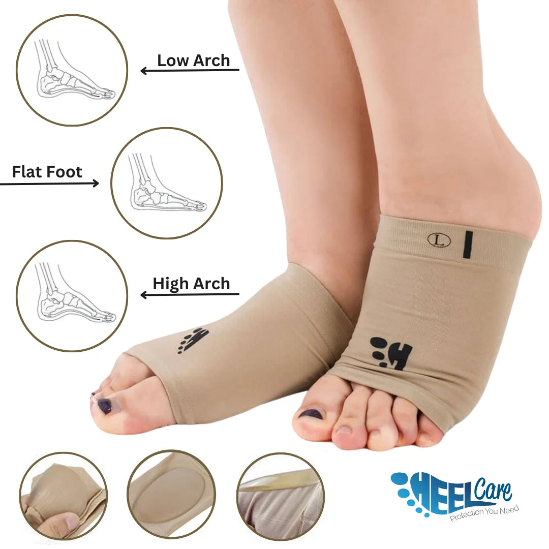 Silicone Spandex Arch Support Sleeves