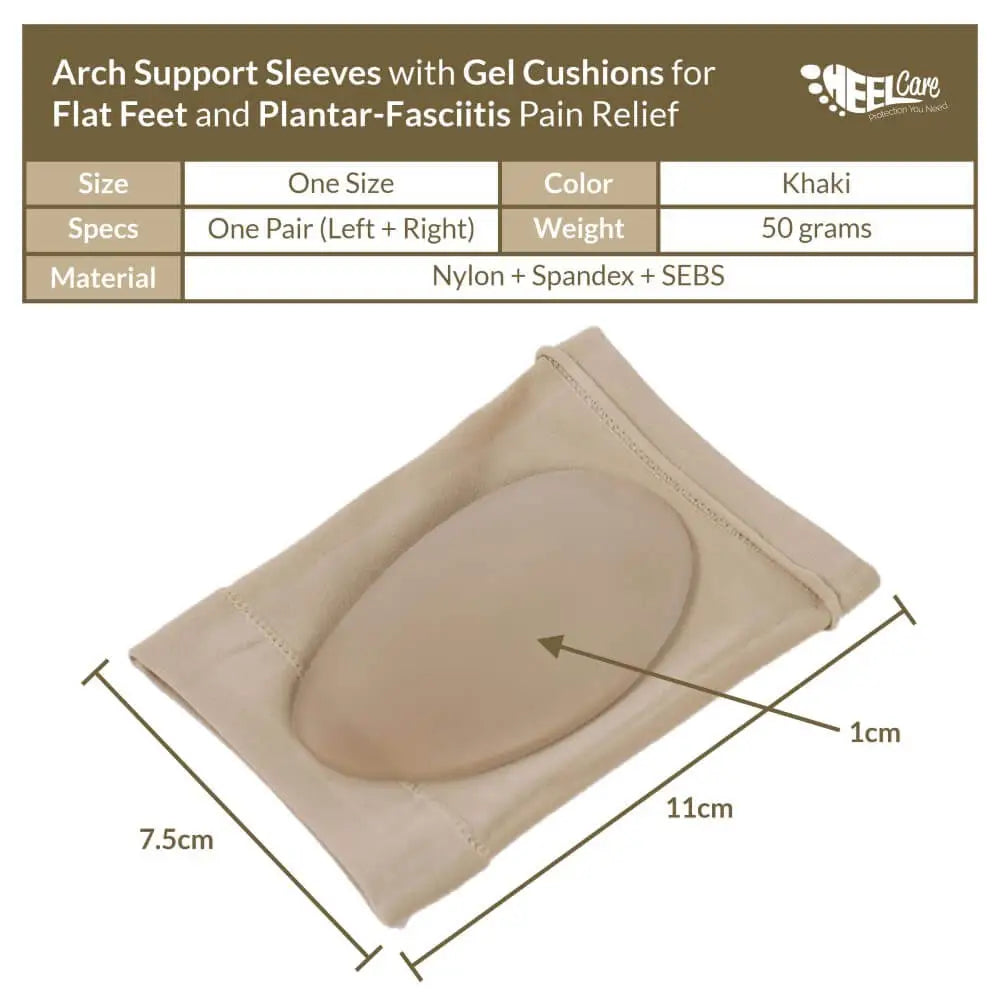 Silicone Spandex Arch Support Sleeves